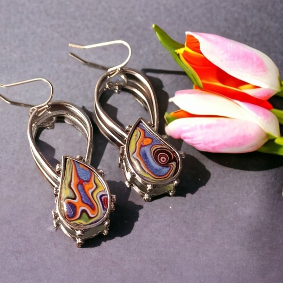 Statement Drop Earrings - Picture 9 of 16